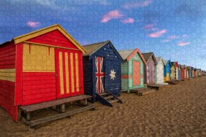 Brighton Beach, Victoria ~ 1000 Piece Puzzles