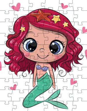 Cute Mermaid Puzzle ~ Kids Puzzles