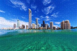 Surfers Paradise, Gold Coast ~ 1000 Piece Puzzles