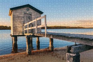 River Boat House Maroochydore, Sunshine Coast ~ 1000 Piece Puzzles
