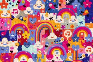 Pattern Rainbow Puzzle ~ 1000 Piece Puzzles