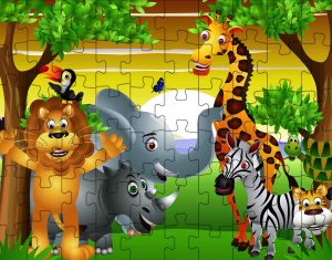 African Animal Puzzle ~ Kids Puzzles