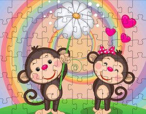 Monkey Jigsaw Puzzle ~ Kids Puzzles