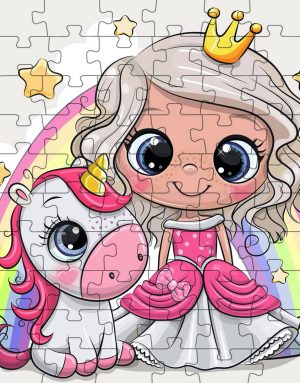 Unicorn Princess Puzzle ~ Kids Puzzles