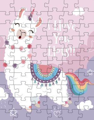 Cute Llama Puzzle ~ Kids Puzzles
