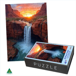 60 piece puzzle and box