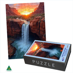120 piece puzzle and box