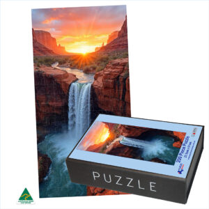 200 piece jigsaw puzzle and box