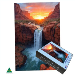 1000 piece jigsaw puzzle and box